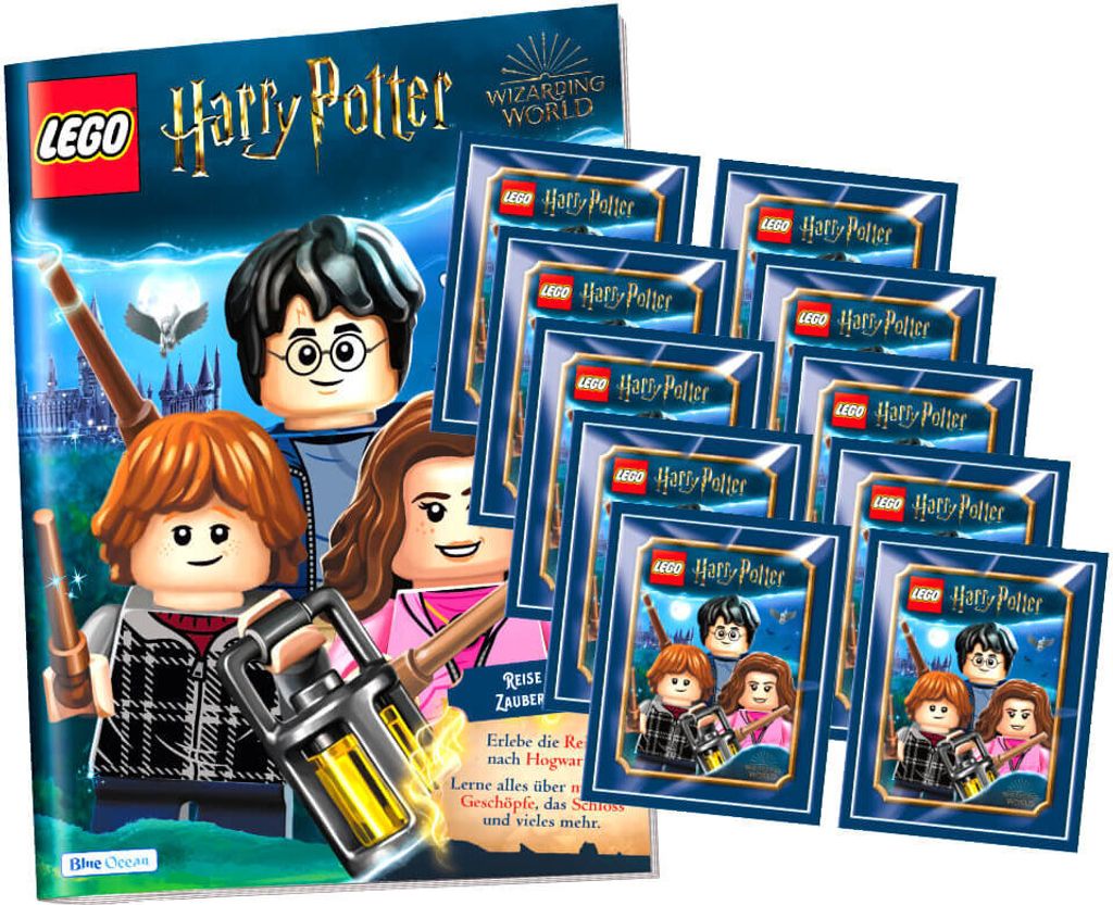 Blue Ocean LEGO Harry Potter Sticker Serie 1 (2023) - 1 Album + 10 Tüten Sammelsticker