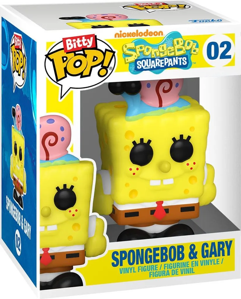 Figurines Bitty POP Bob l'éponge : Mini Set de Collection à la maison - 4