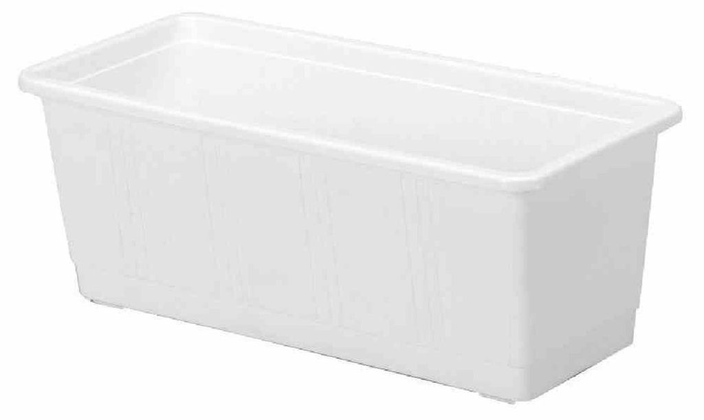 Bac à fleurs standard 40 cm blanc Image du produit 