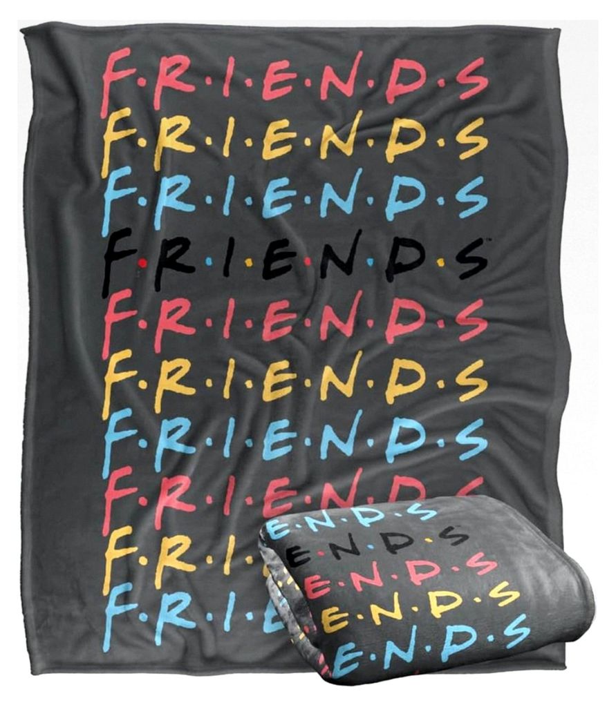 FRIENDS Kuscheldecke Silky Touch, weich, 152 x 127 cm