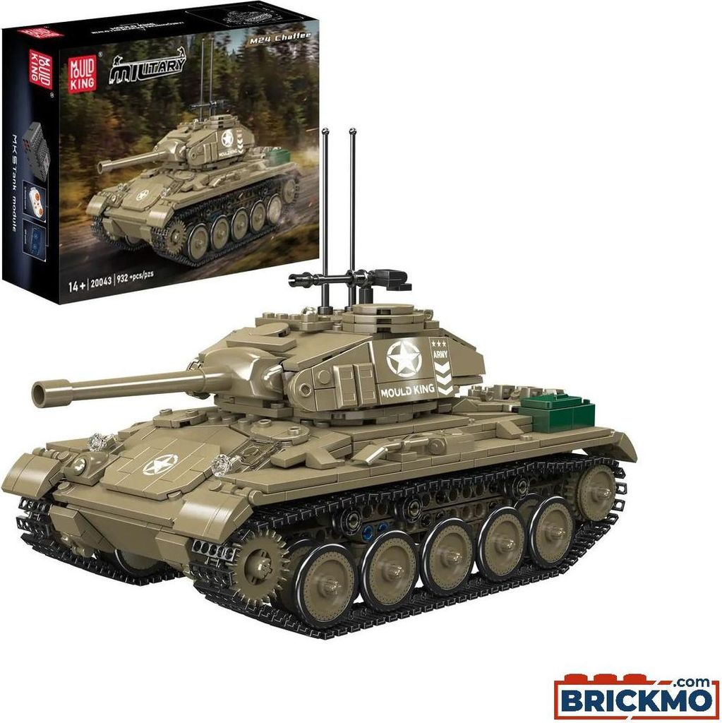 Mould King diaľkové ovládanie M24 Chaffee Panzer 20043 Obrázok produktu 