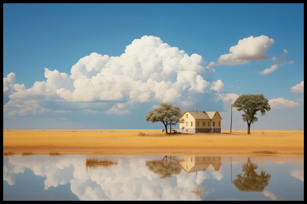 Plakat 91,5x60cm Haus