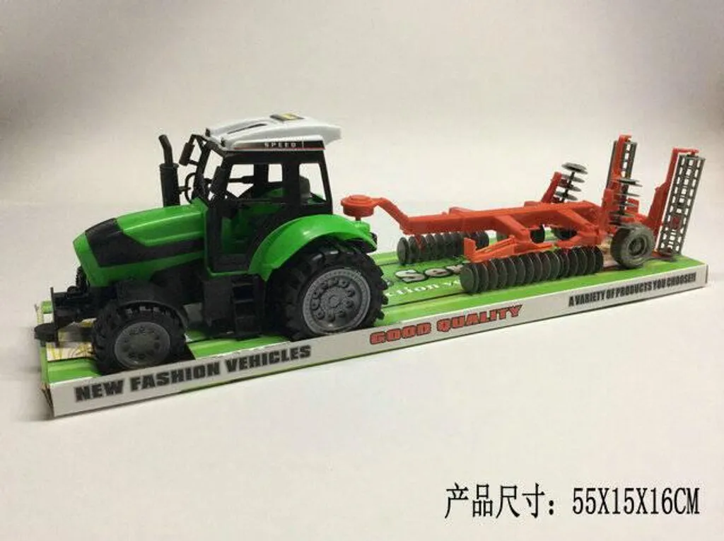 Tracteur agricole 666-116A robuste et incassable pour enfant actif