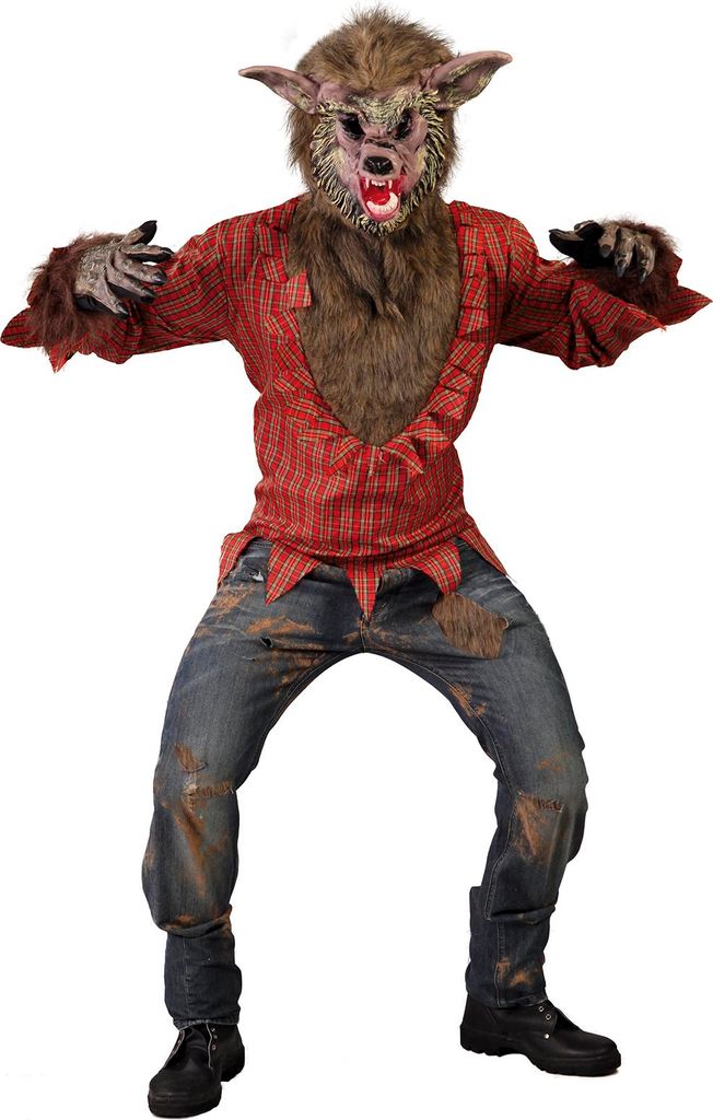 Werwolf Kostüm für Herren Gr. M/L, Größe:L Produktbild 