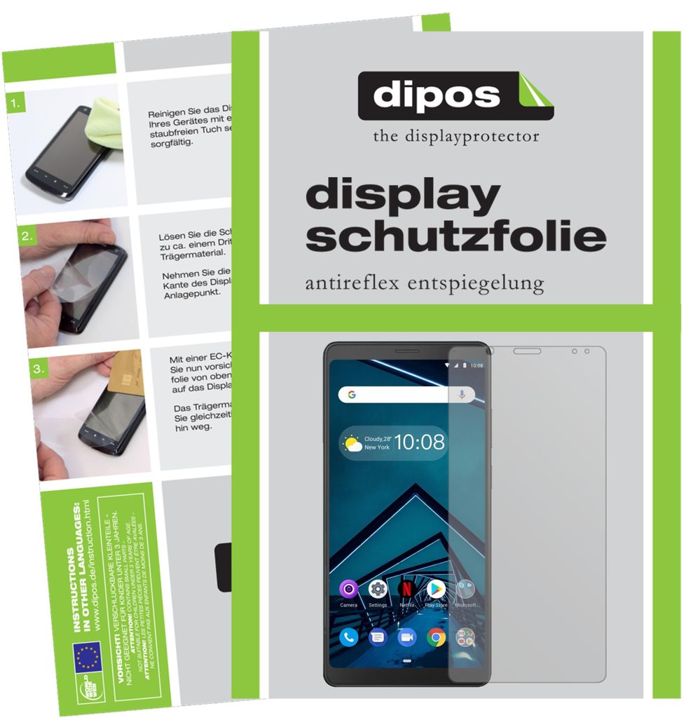 2x Schutzfolie für Lenovo Tab V7 matt Displayschutzfolie Produktbild 