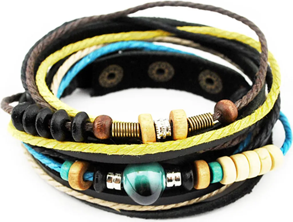 Bracciale Wrap Pelle Axy: Accessorio Uomo Donna Trendy 2026