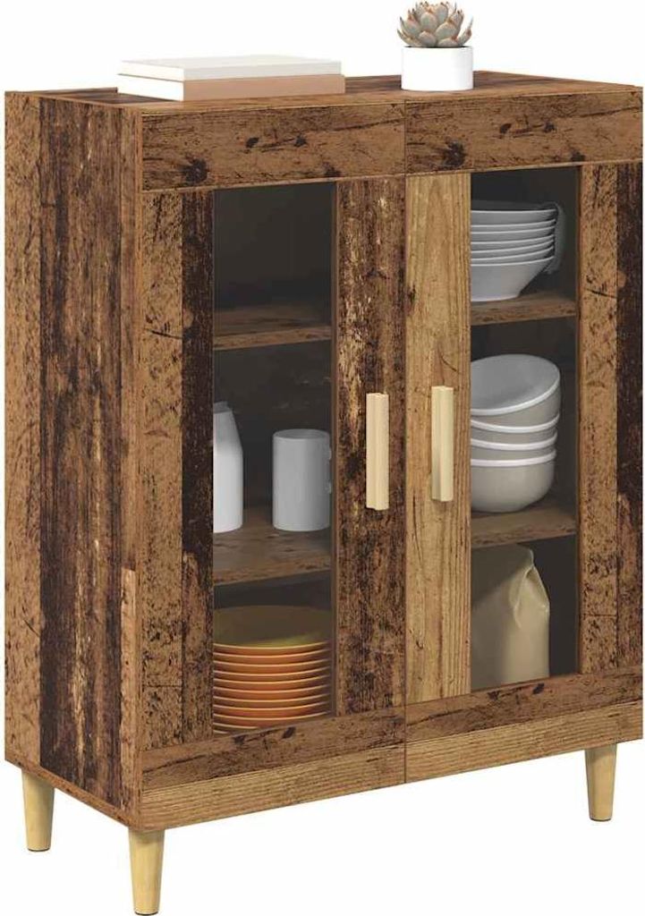 “2026 Modern“ Sideboard Altholz 69,5 x 34 x 90cm Holzwerkstoff - Designermöbel 454075 - Kommoden