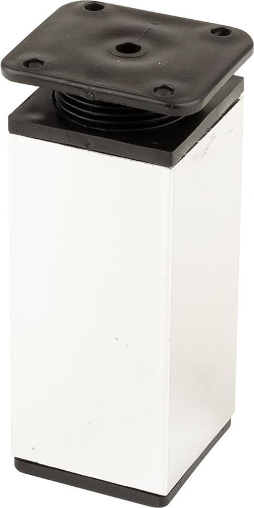 FA009 100 mm verstellbarer Möbelfuß, poliertes Chrom