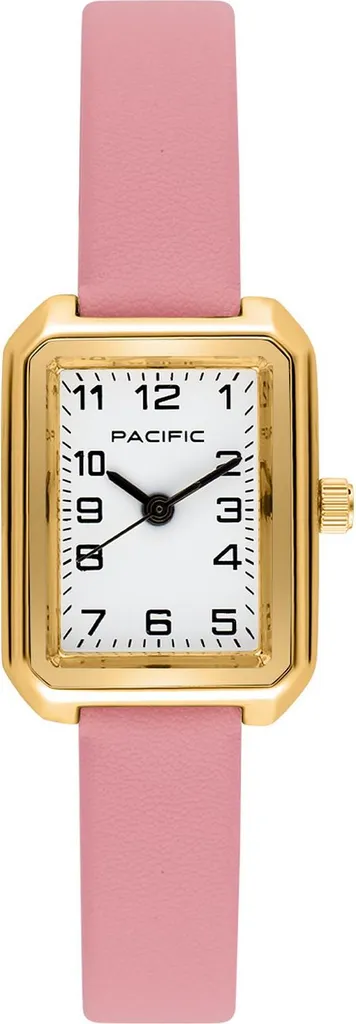 Montre Pacific Damen rose PC00831 avec bracelet en maille milanaise