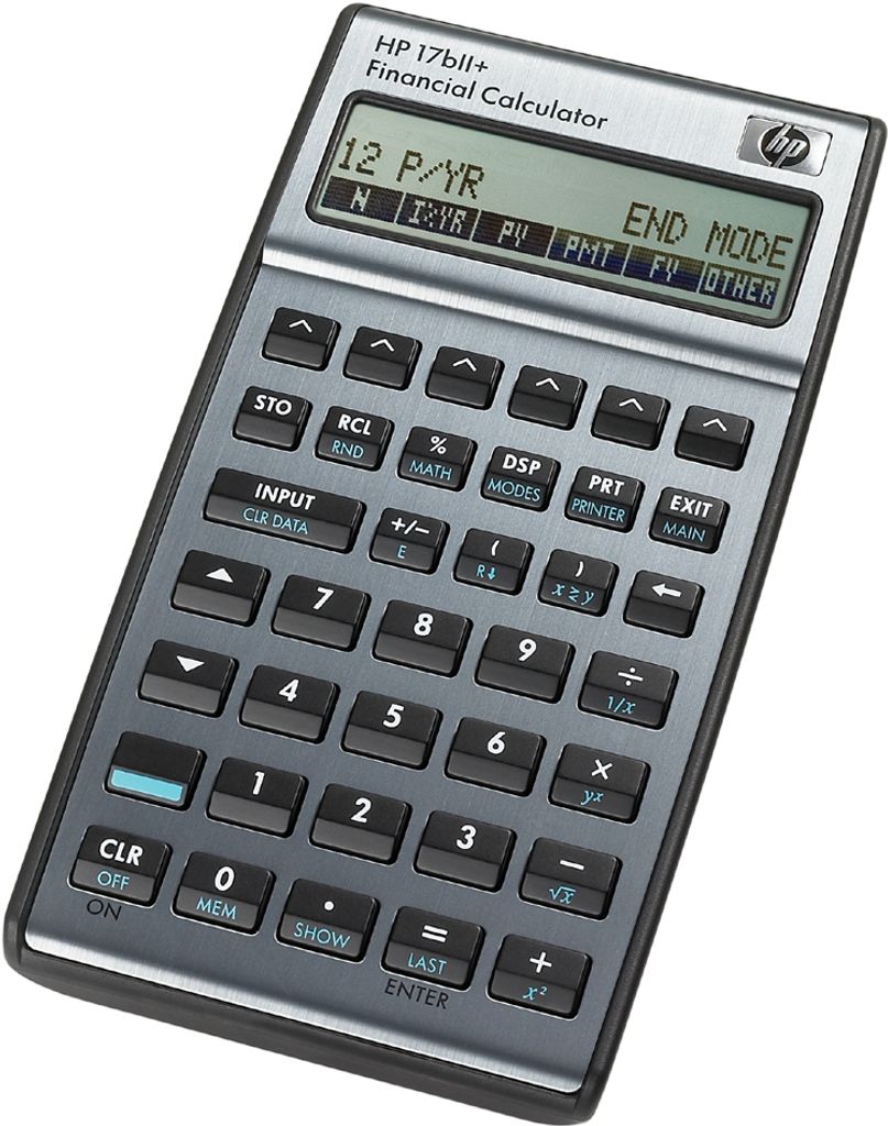 HP 17bII+ Finanzrechner anthrazit Obrázek produktu 