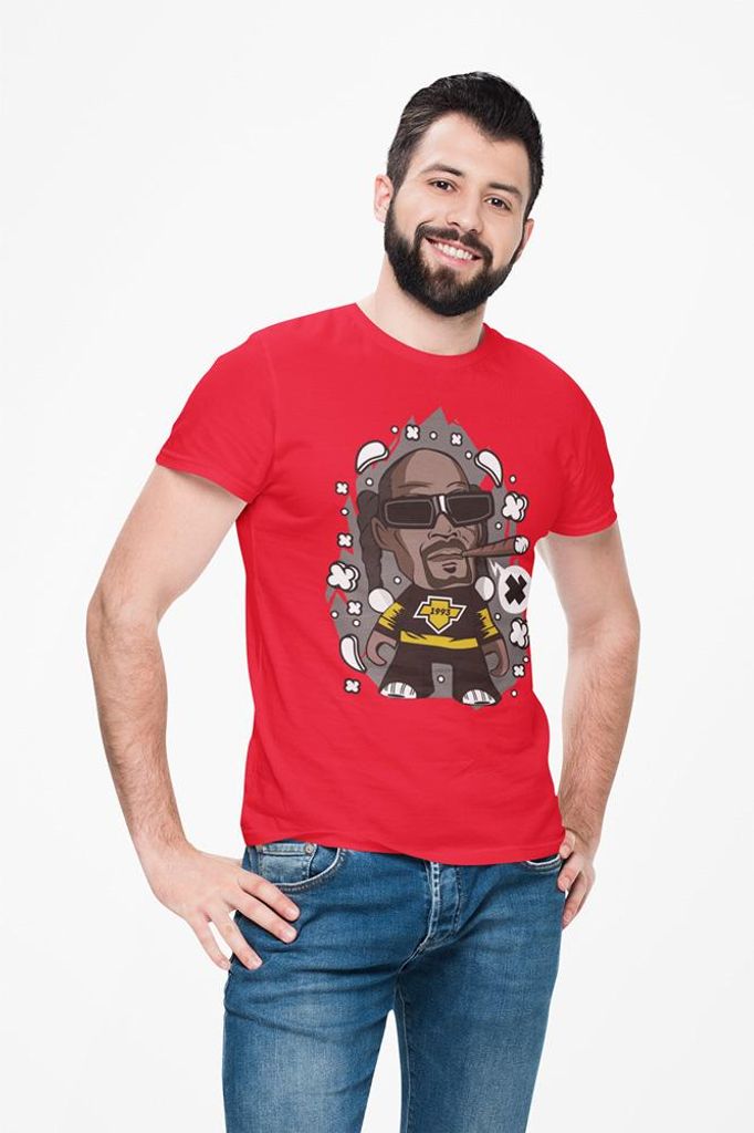 D&B Uni Polo PC00101 Snopp Dog Rot-Größe M