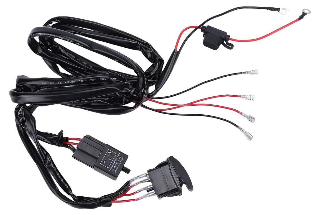 UTV-Blinkerkabelbaum mit Schalter, 12 V, 24 V, 160 W, Produktbild 