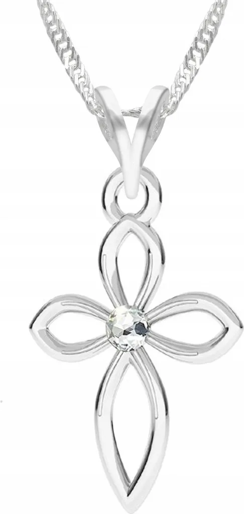 Regalo Speciale: Collana Croce Argento 925 e Zirconi con Estensione