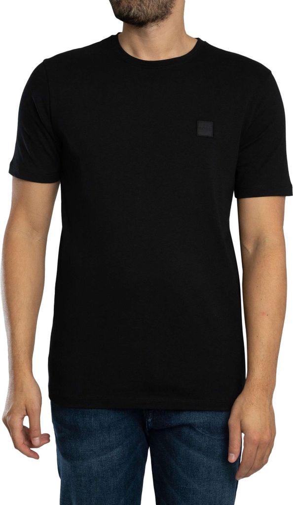 BOSS Tales Logo T-Shirt, Schwarz 4XL
