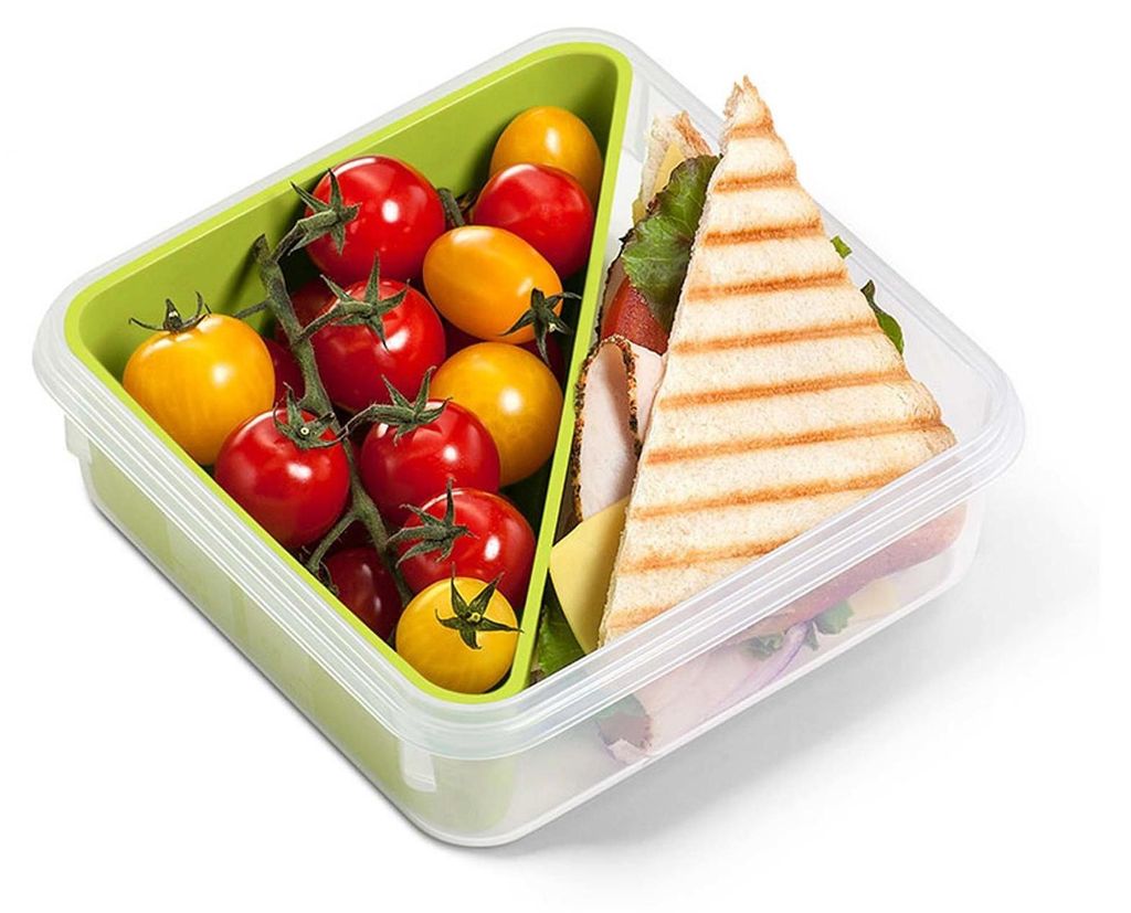 emsa Sandwichbox CLIP & GO 0,85 Liter transparent / grün