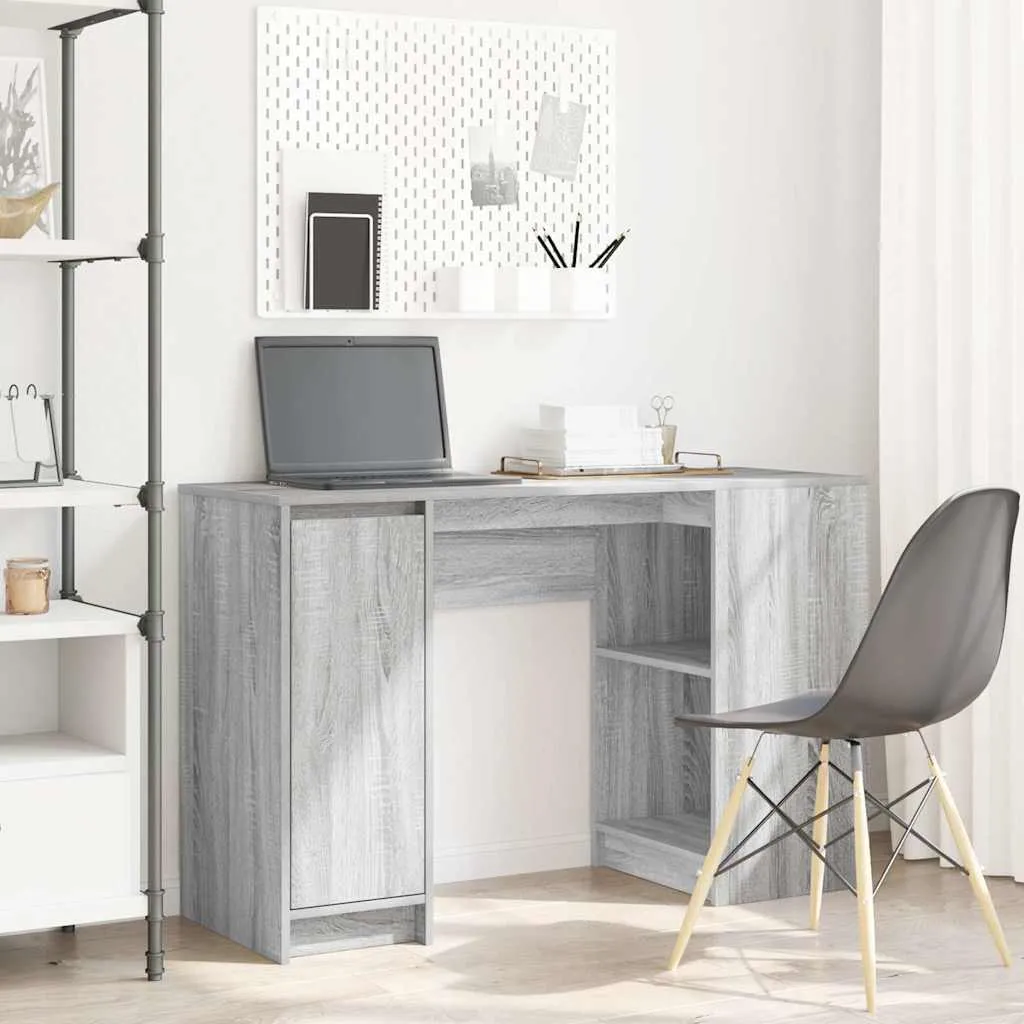 Maison Exclusive - Scrivania Grigio Sonoma 120x42x76 cm Materiale ligneo