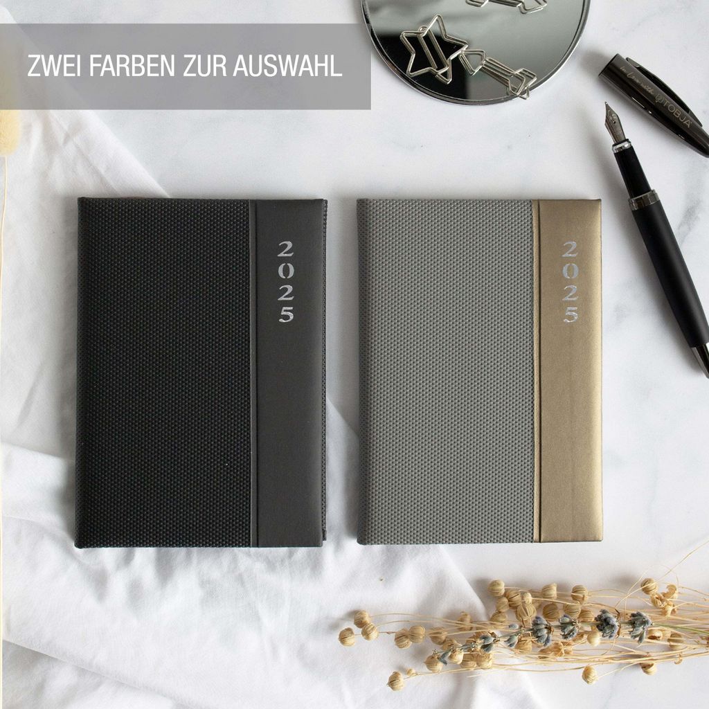 Taschenkalender 2025 A6 - Softtouch Oberfläche, 1 Woche 2 Produktbild 7