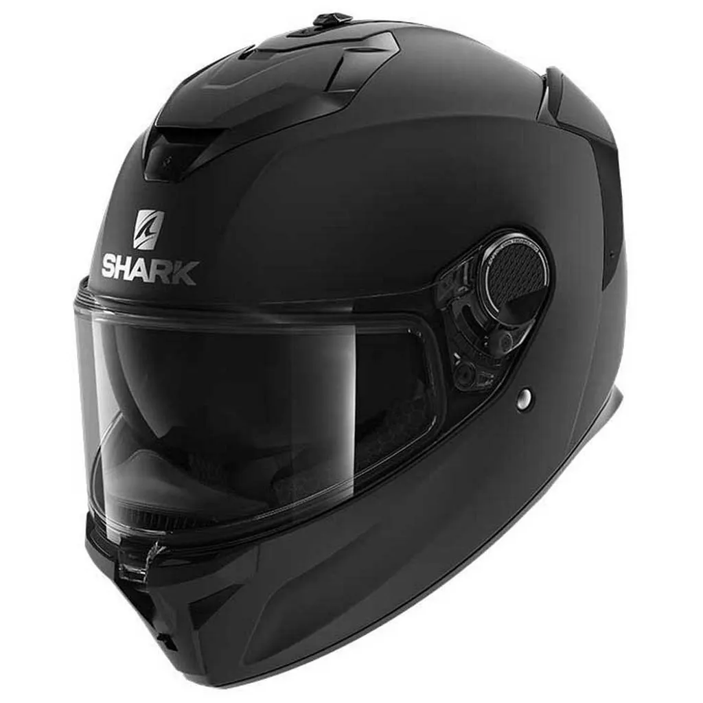 Casque Shark Spartan GT Blank Matte Black XXL intégral en fibre de verre