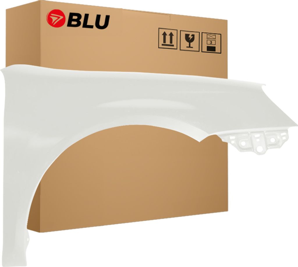 BLU Kotflügel Passend für VW Volkswagen Golf V 5 Kombi / Jetta LR9A Rechts Weiss CampanellaWeiss | 2003-2009 | Vorderseite Vorne | Lackiert | Ei...