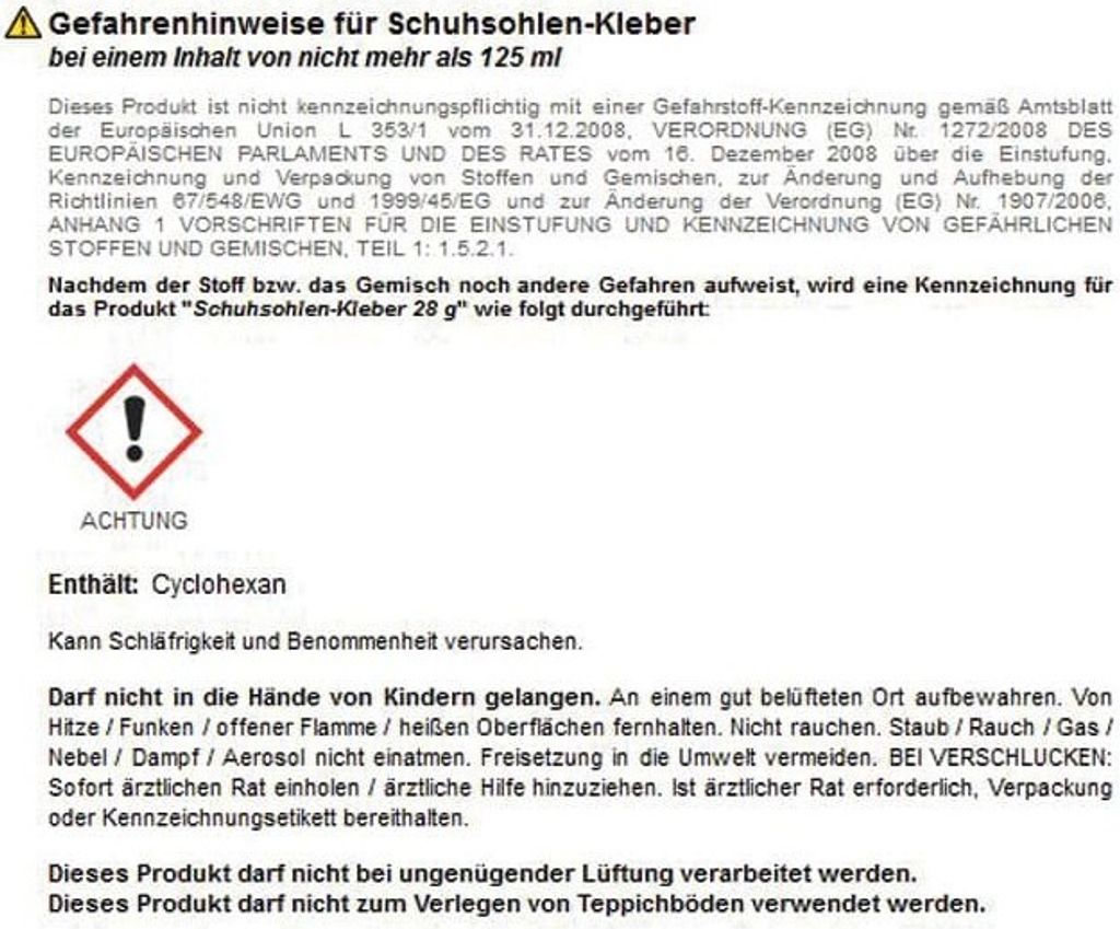 Bindulin Schuhsohlen- Kleber LK9, 28g Produktbild 6