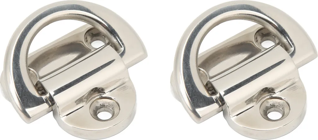 Occhio del cuscinetto pieghevole, anello a D di legatura, ancora di legatura della barca, occhio del cuscinetto pieghevole resistente, galloccia pieghevole della barca, anello di legatura della coperta