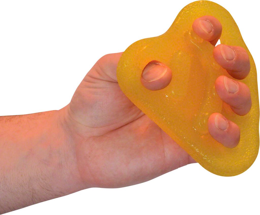 Power-Web Flex Grip Handtrainer Fingertrainer Unterarmtrainer: Leicht, Gelb
