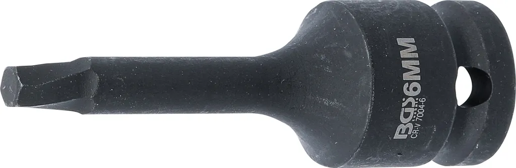 BGS Estrattore di viti con attacco quadro 12,5 mm (1/2") per attacco esagonale difettoso 6 mm - 7004-6