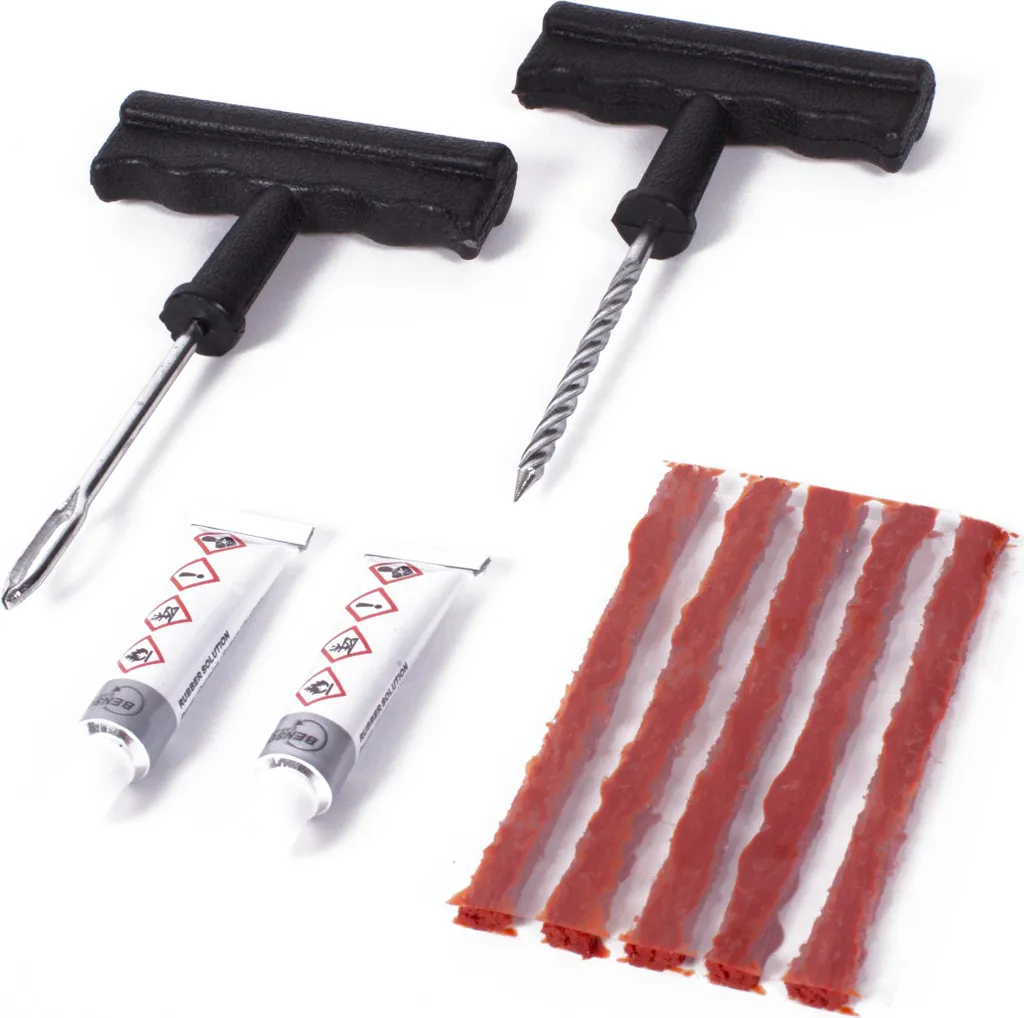 Kit Emergenza Gomme Benson - 9 Pezzi per Riparazione Rapida
