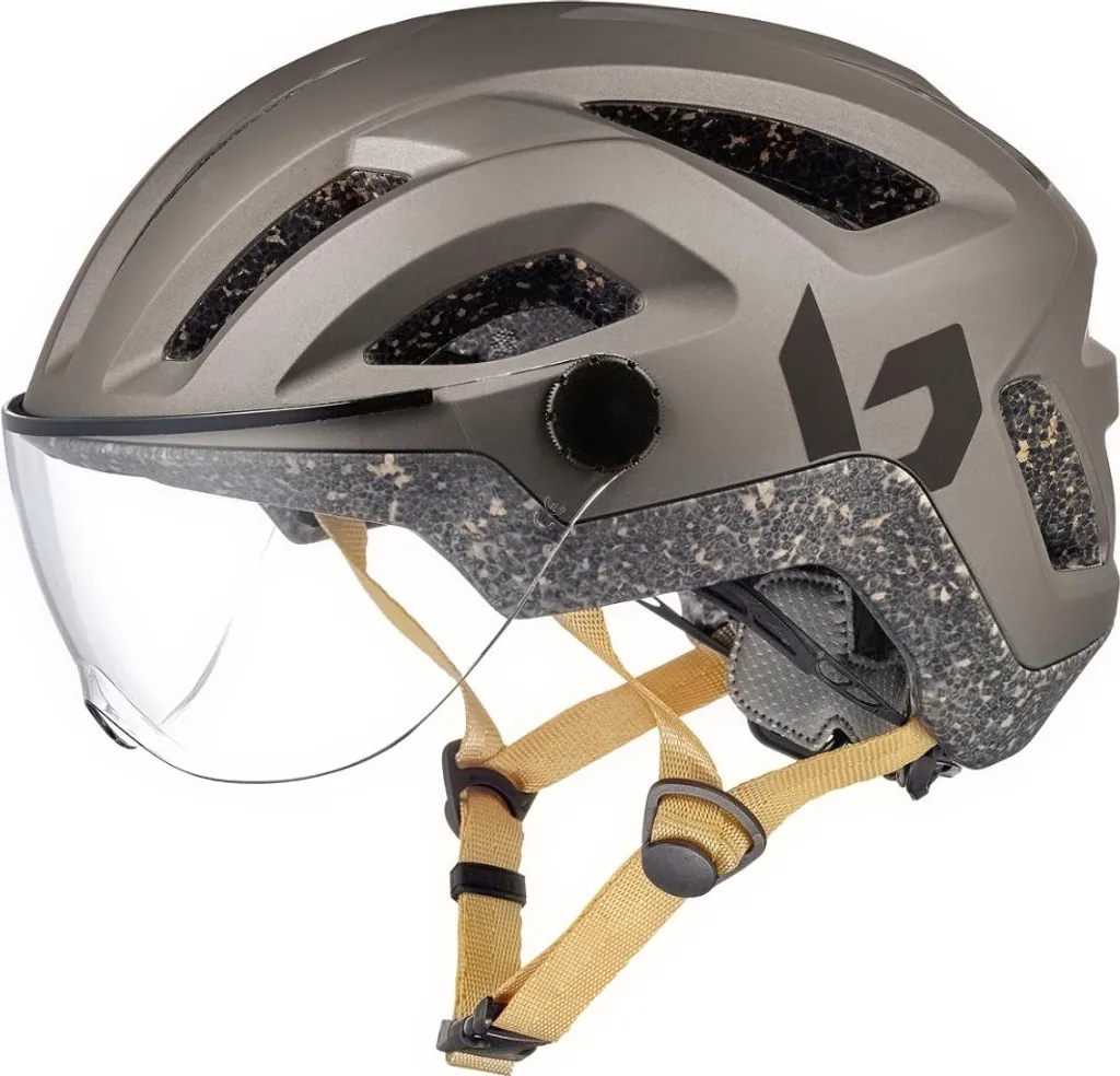 Casque Vélo Visière Bollé Eco React Visor Idéal Vélotaf Bronze Taille L