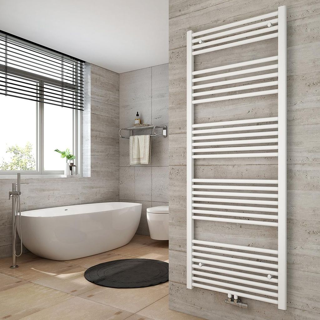 Heilmetz Badheizkörper Weiß 1600x600 mm, Handtuchtrockner Produktbild 