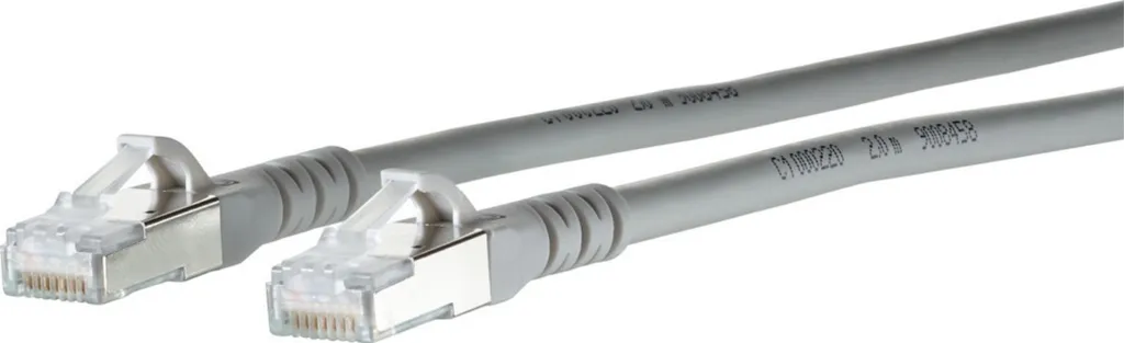 BTR NETCOM Cat6A Cavo di Rete 2m Grigio: 10Gbps Professionale - 5