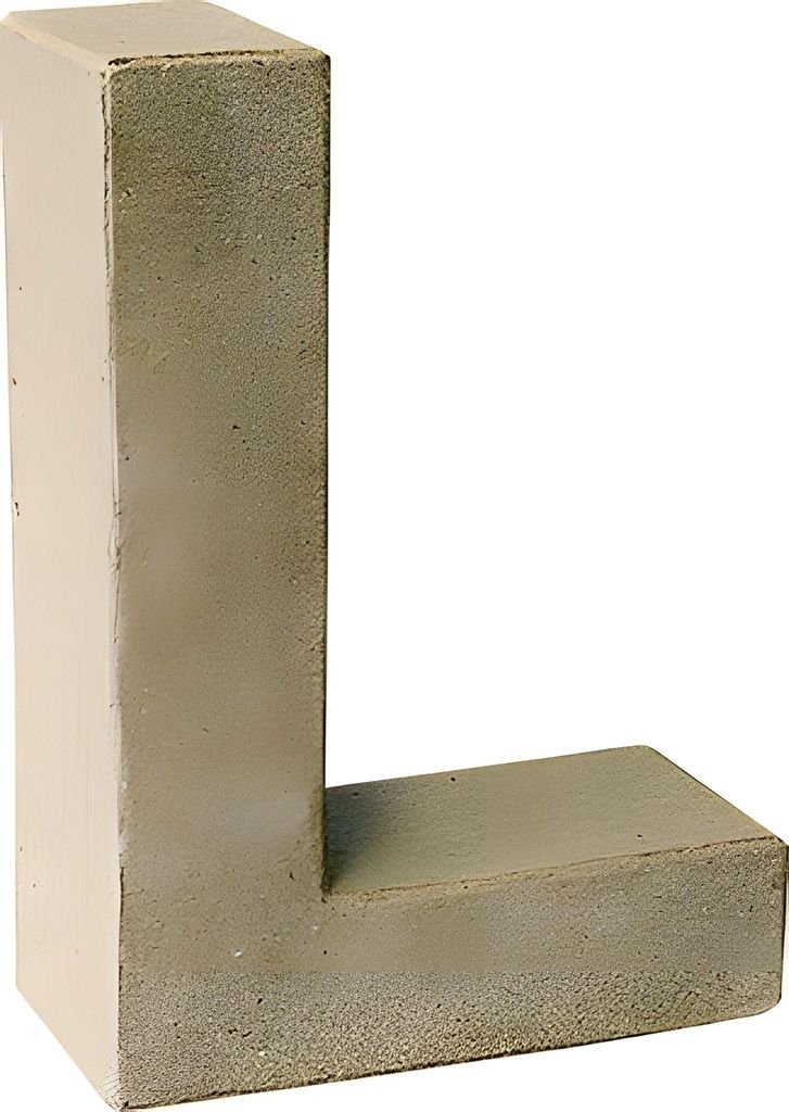 KNORR prandell 3D-Buchstabe "L" Pappmaché 175 x 55 mm