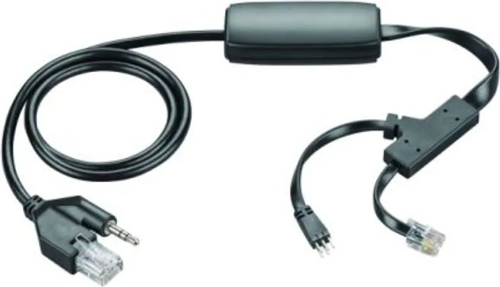 Câble téléphonique Plantronics RJ11 vers Quick Disconnect QD U10P-S