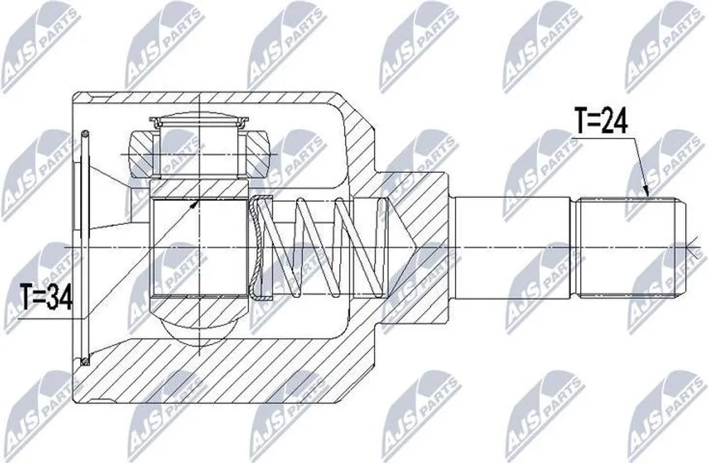 Kit Soufflet de Cardan pour Citroën C-Elysée et Peugeot 301 NTY
