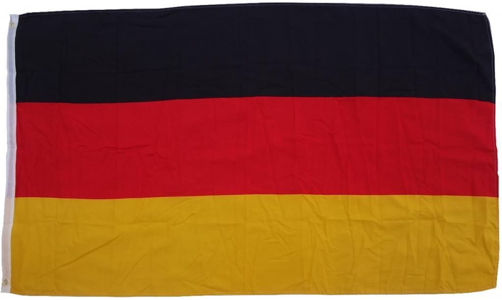 Bandiera Germania 90 x 150 cm con 2 occhielli Peso del Immagine del prodotto 