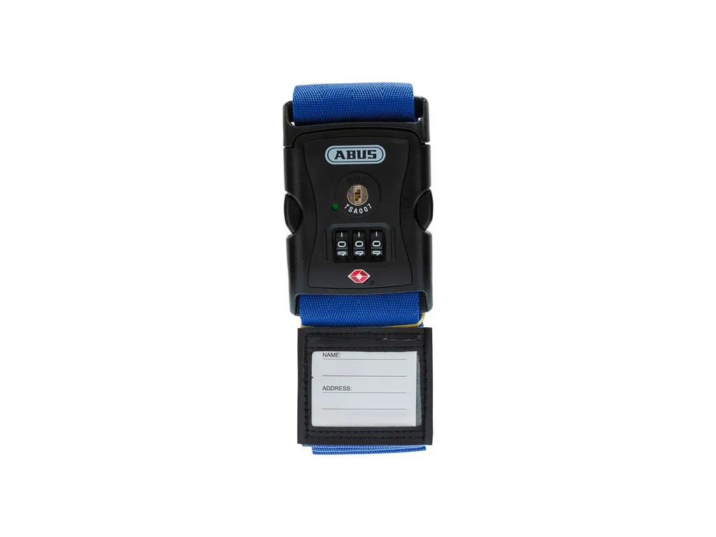 Évitez l'Ouverture de Valise avec la Sangle ABUS 620TSA Bleue 87661