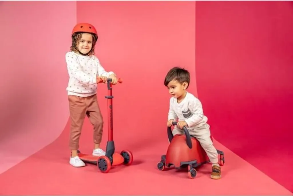 Y-Volution Yglider Luna 5 en 1 - Roues LED et Coffre de Rangement Intégré