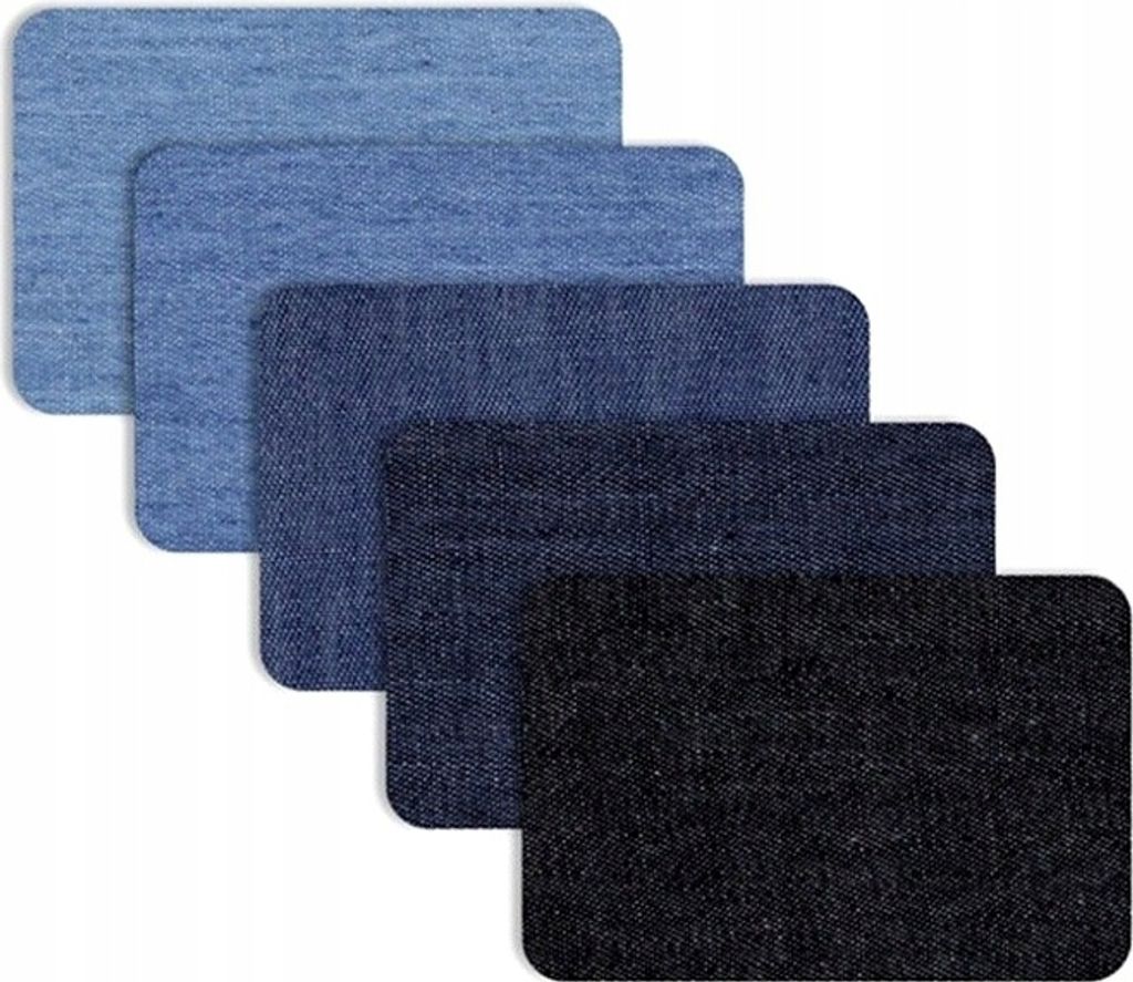Aufnäher zum Aufbügeln - Denim-Hosenflicken TERMO PATA - Einfache Anwendung - Präzise Imitation - Personalisierte Gestaltung