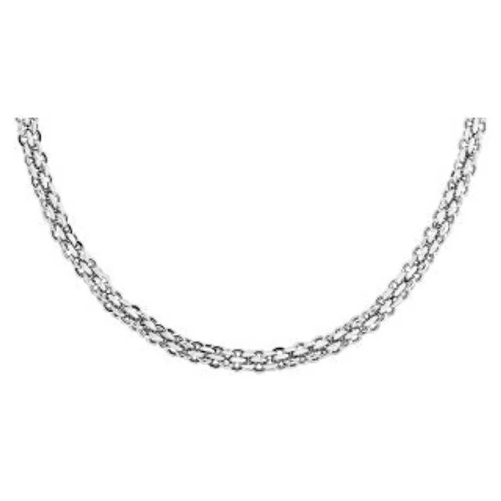 Collier Cercles Entrelacés en Acier - Bijou Inoxydable Anti-Ternissement