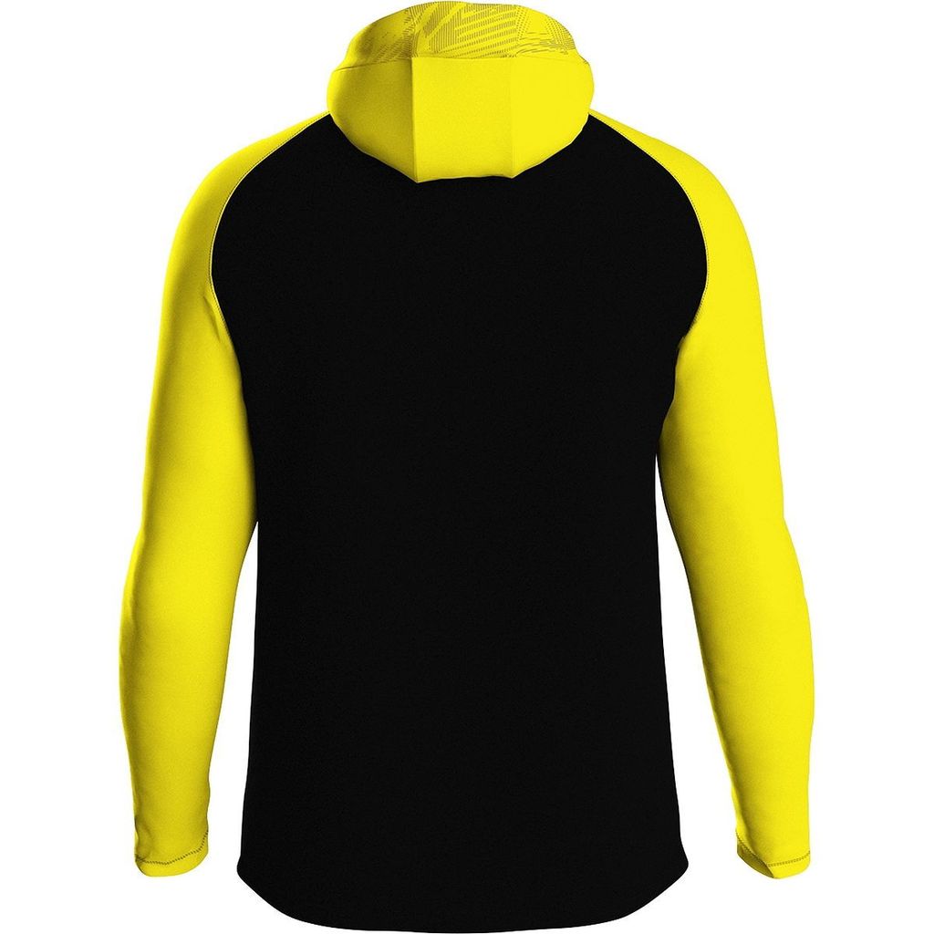 Jako Iconic Kapuzenjacke Kinder - Schwarz / Soft Yellow