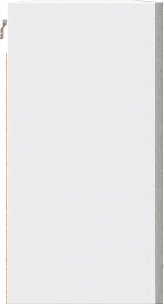 vidaXL Hängeschrank Betongrau 80x31x60 cm Holzwerkstoff Produktbild 1