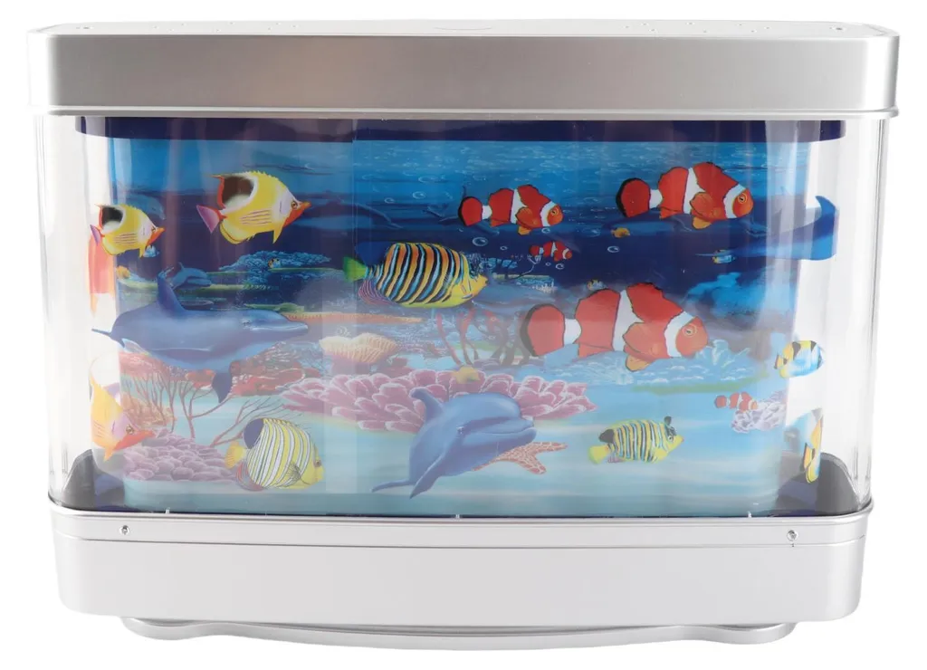 Veilleuse aquarium tropical à effet de mouvement pour chambre de bébé LED