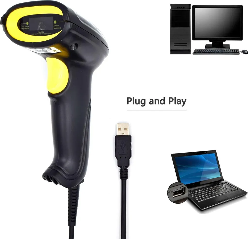 Scanner code-barres USB Ewent EW3400 idéal pour inventaire et caisse - 3
