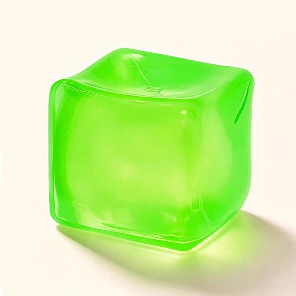 Cube Squishy Toys Anti-Stress Spielzeug Squishy-Ball zum Stressabbau im Büro für Kinder & Erwachsene Grün