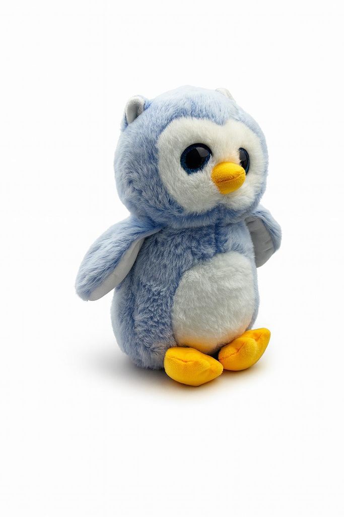 Plüschtier Eule 30 cm Blau – Weiches Kuscheltier aus Plüsch