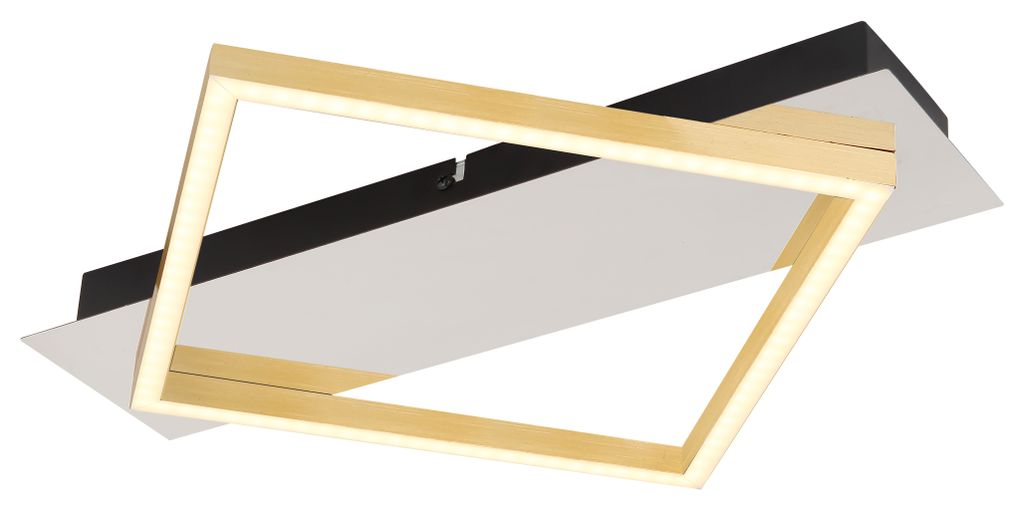 Globo Lighting Deckenleuchte Metall verchromt, LED