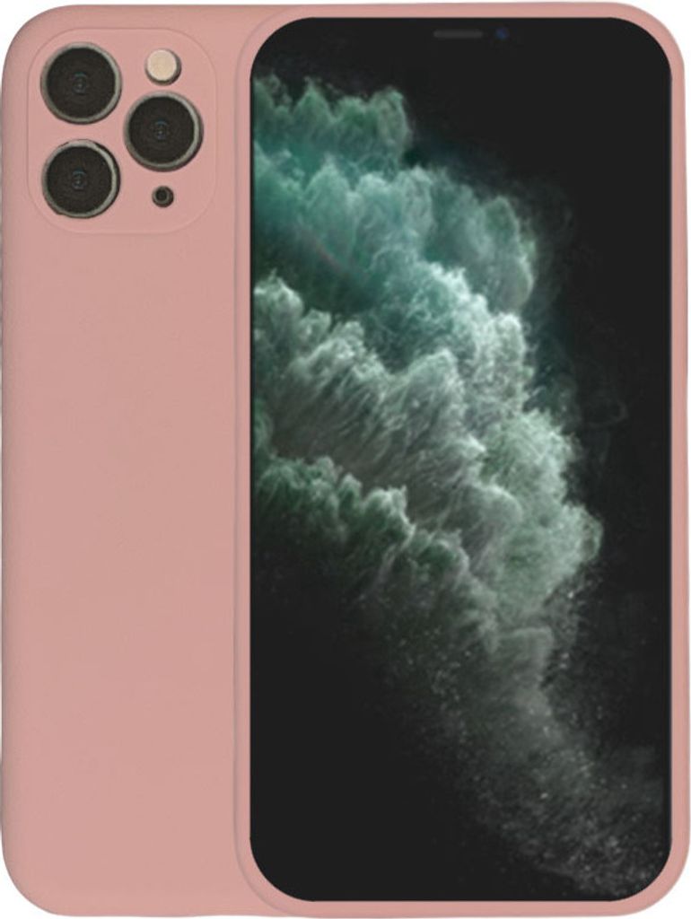 Handyhülle für iPhone 11 Pro Max Silikonhülle - Backcover Siliconen Case - Lachs