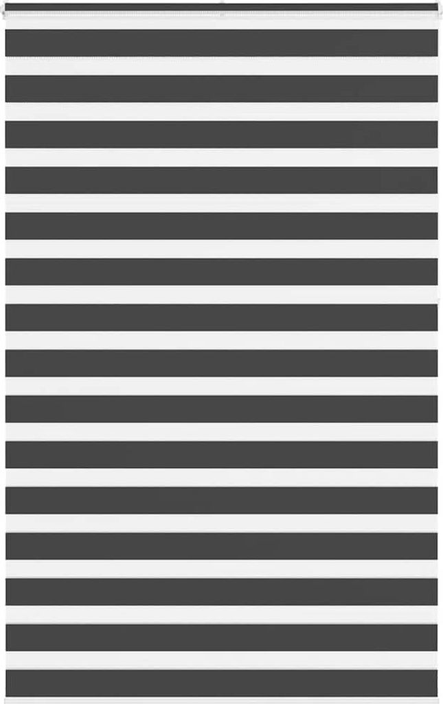 "Spring Sale"Doppelrollo - elegantes Design - Sichtschutz/Lichtschutz - Schwarz 140x230cm Stoffbreite 135,9cm Polyester DE607822 - Rollos