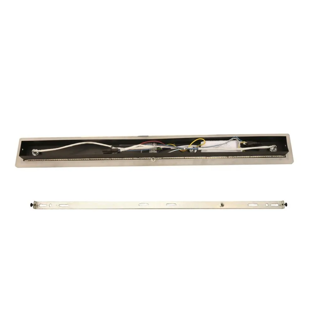 Plafonnier dimmable Parma métal noir doré 4x50W avec télécommande - 11