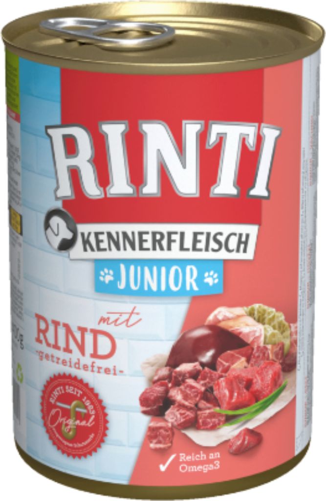 RINTI Kennerfleisch Junior - mit Rind, Junior, jede Rasse, Produktbild 